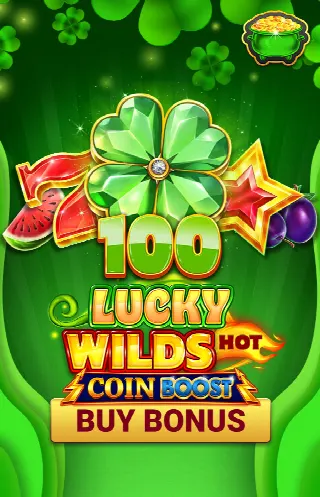 100 Lucky Wilds Hot Coin Boost